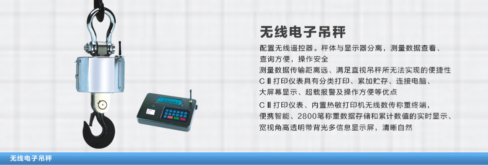无线电子吊秤